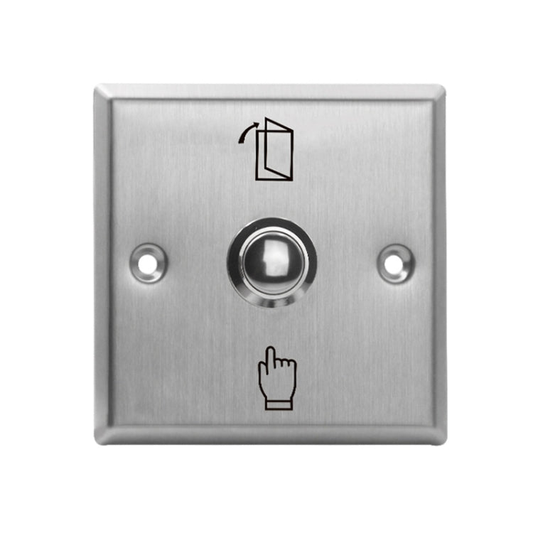 S86 Stainless Steel Exit Button 86 Metal Access Control Switch S86 Stainless Steel Exit Button 86 Metal Access Control Switch